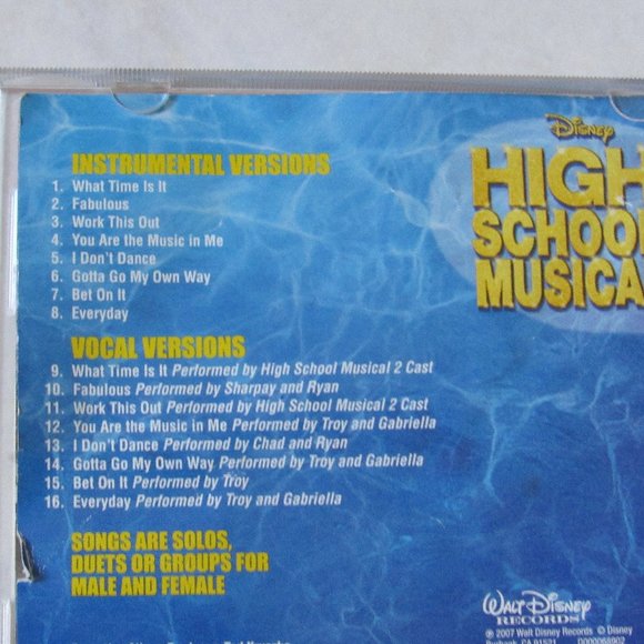 Karaoke High School Musical 2 CD - Picture 5 of 6